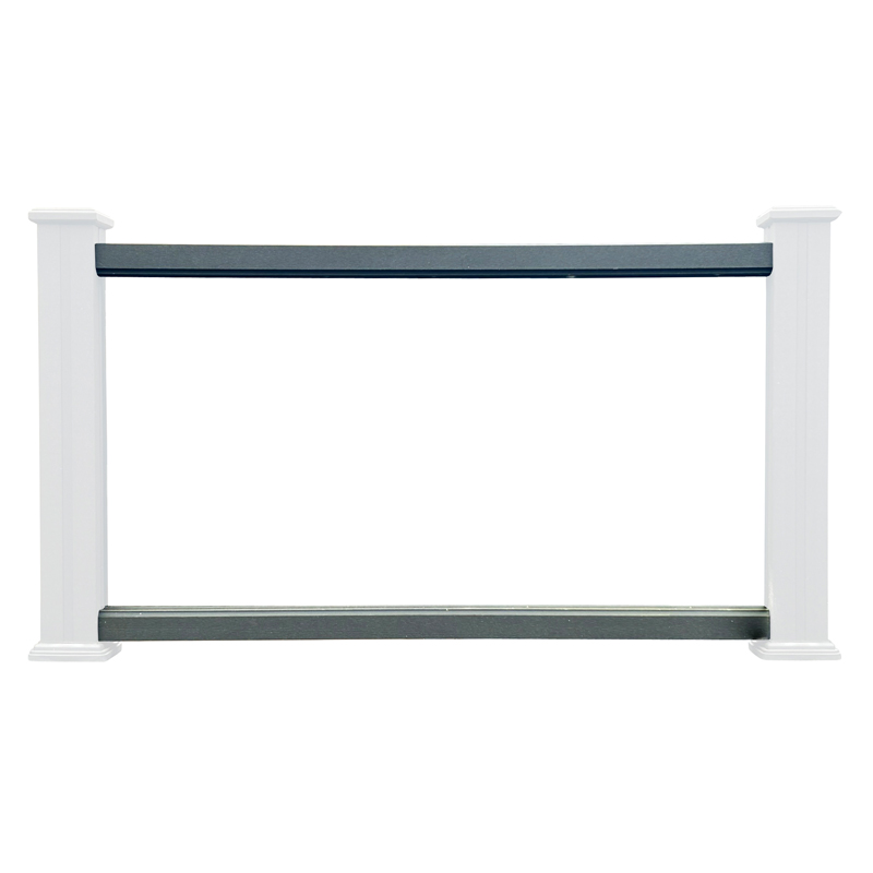 Composite Railing Kit For Glass Panels